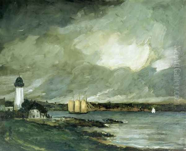 Pequot Light House Connecticut Coast - view 1