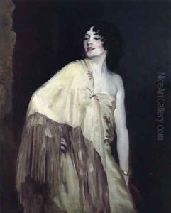 Dancer In A Yellow Shawl by Robert Henri