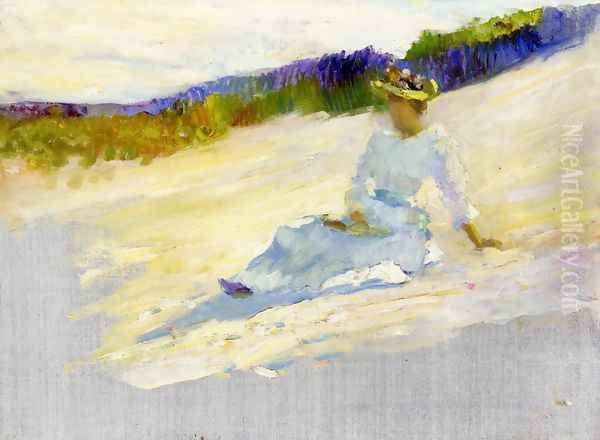 Sunlight Girl On Beach Avalon - view 1