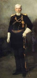 Portrait Of Colonel David Perry 9th U S Cavalry