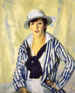 Viv In Blue Stripe