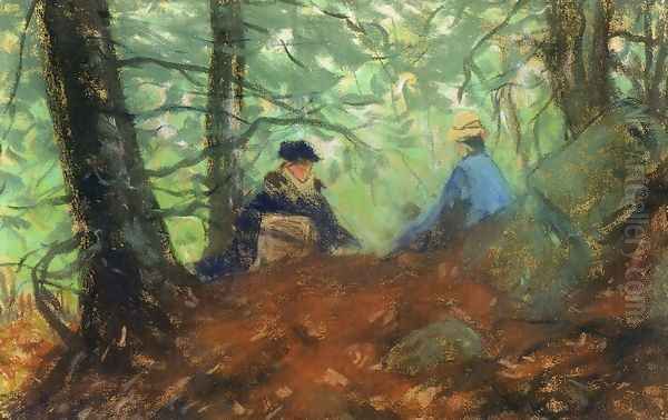 Two Girls In The Woods - view 1