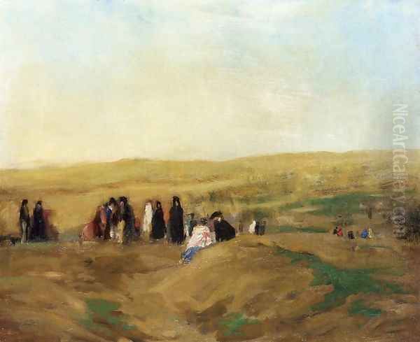 Procession In Spain Aka Spanish Landscape With Figures - view 1