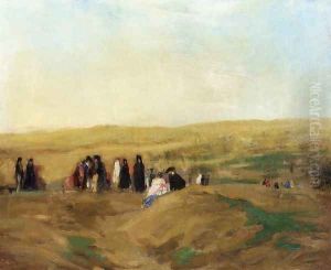 Procession In Spain Aka Spanish Landscape With Figures