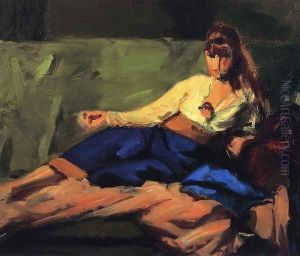 The Lounge (Figure on a Couch) by Robert Henri