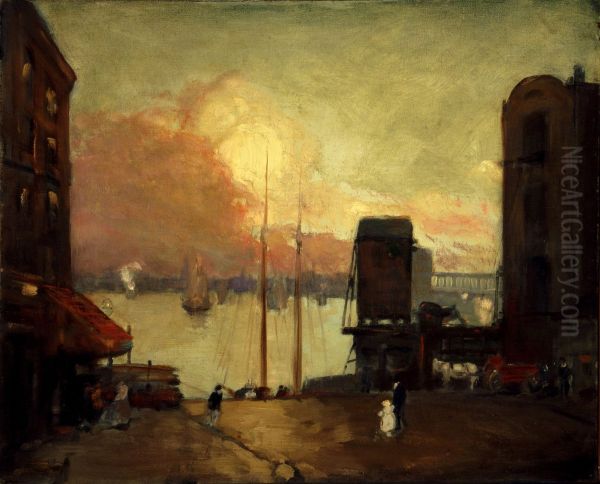 Cumulus Clouds, East River - view 1