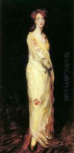 Marjorie in a Yellow Shawl by Robert Henri