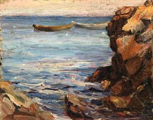 Perkins Cove, Ogonquit, Maine by Robert Henri