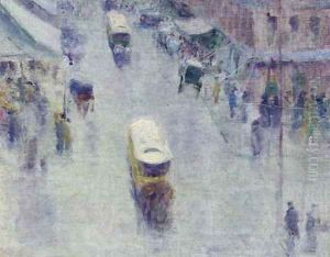 Street Corner by Robert Henri