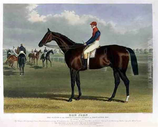 'Don John', the Winner of the Great St. Leger Stakes at Doncaster, 1838 - view 1