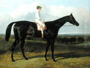 'Jonathan Wild', a Dark Bay Race Horse, at Goodwood, T. Ryder up, 1846 by John Frederick Herring Snr