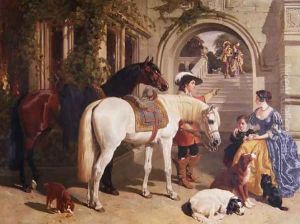 My Ladye's Palfrey by John Frederick Herring Snr