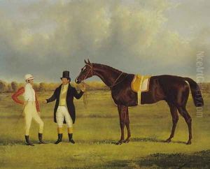 'Euclid' with his Jockey Conolly and Trainer Pettit