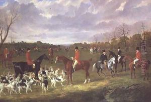 The Meet of the East Suffolk Hounds at Chippenham Park thumbnail