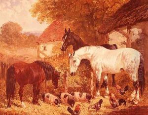Farmyard by John Frederick Herring Snr