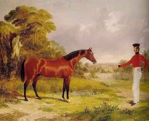 A Soldier with an Officer's Charger 1839