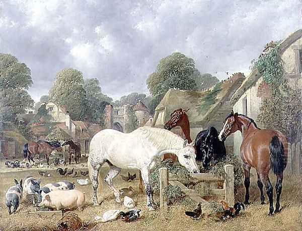 Horses in a Paddock, 1852 - view 1