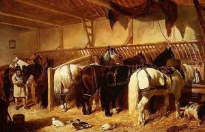 The Team by John Frederick Herring Snr