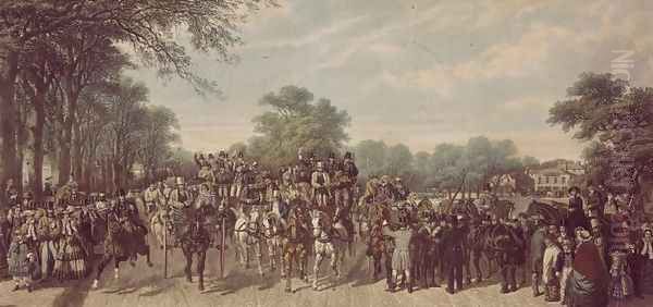 Return from the Derby, 1862 - view 1