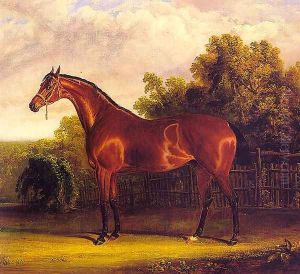 Negotiator the Bay Horse in a Landscape 1826
