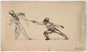 Les Escrimeurs by Louis Anquetin
