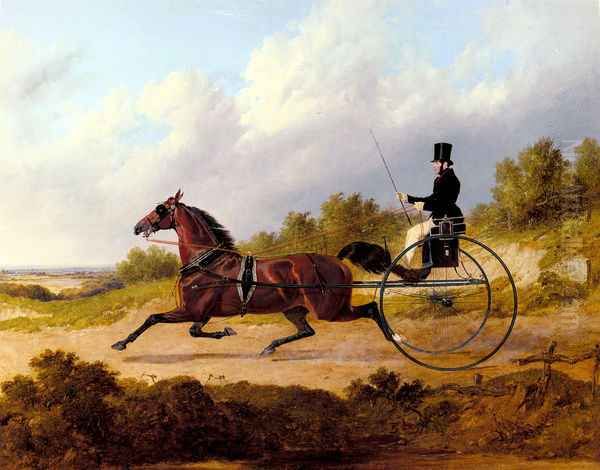 The Famous Trotter Confidence Drawing A Gig - view 1