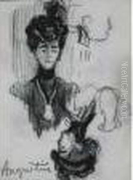 Etude De Femmes Au Chapeau - view 1