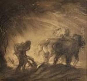 Les Labours by Louis Anquetin
