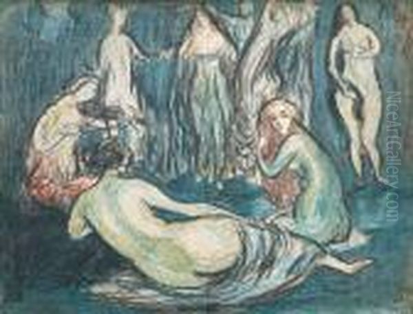 Les Baigneuses - view 1