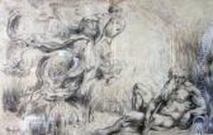 Scene Mythologique by Louis Anquetin