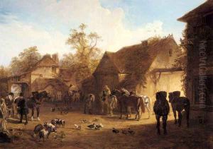The Country Inn by John Frederick Herring Snr