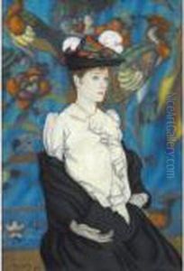 Femme Au Chapeau by Louis Anquetin