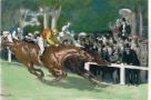 Un Canter. 1898.