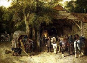 The Blacksmiths, 1842 by John Frederick Herring Snr