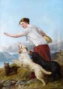 A Highland Walk by Richard Ansdell