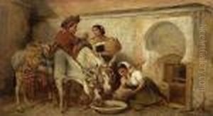 At The Well by Richard Ansdell