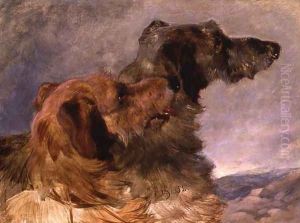 Two Deerhounds, 1851