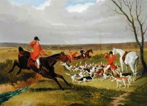 The Suffolk Hunt - The Death by John Frederick Herring Snr