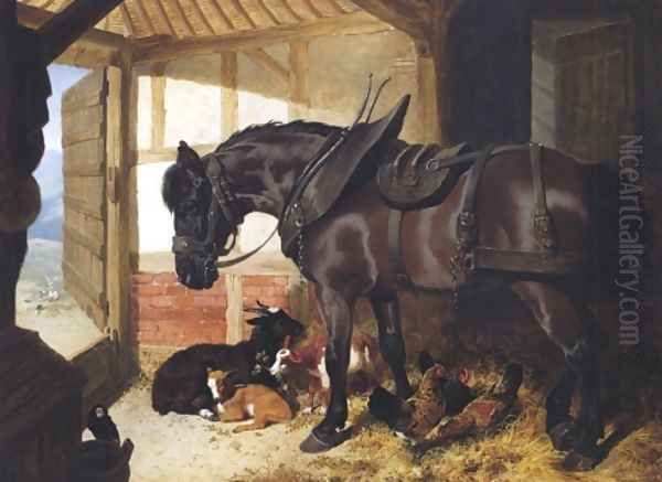 A Bay Carthorse 1848 - view 1