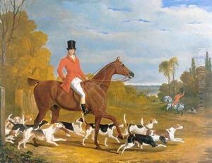 Huntsman and Hounds by John Frederick Herring Snr