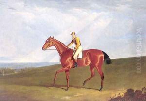 Ringlet With Jockey Up by John Frederick Herring Snr