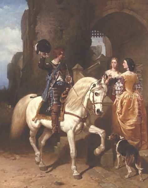 The Cavalier's Visit - view 1