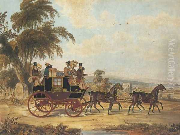 Brighton London Coach 1831 - view 1