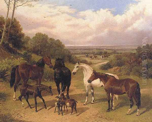 Horse in Surrey Pastures - view 1