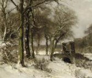 A Bridge In Winter by Louis Apol
