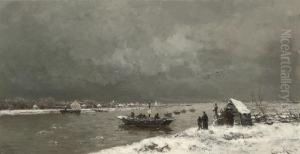 The River Ferry by Louis Apol