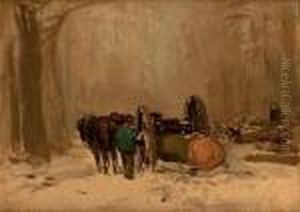Loggers In Winter