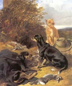 The Days Bag 1850 by John Frederick Herring Snr