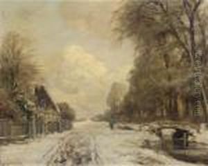 A Late Afternoon In Winter by Louis Apol