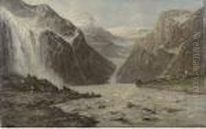 A Fjord by Louis Apol